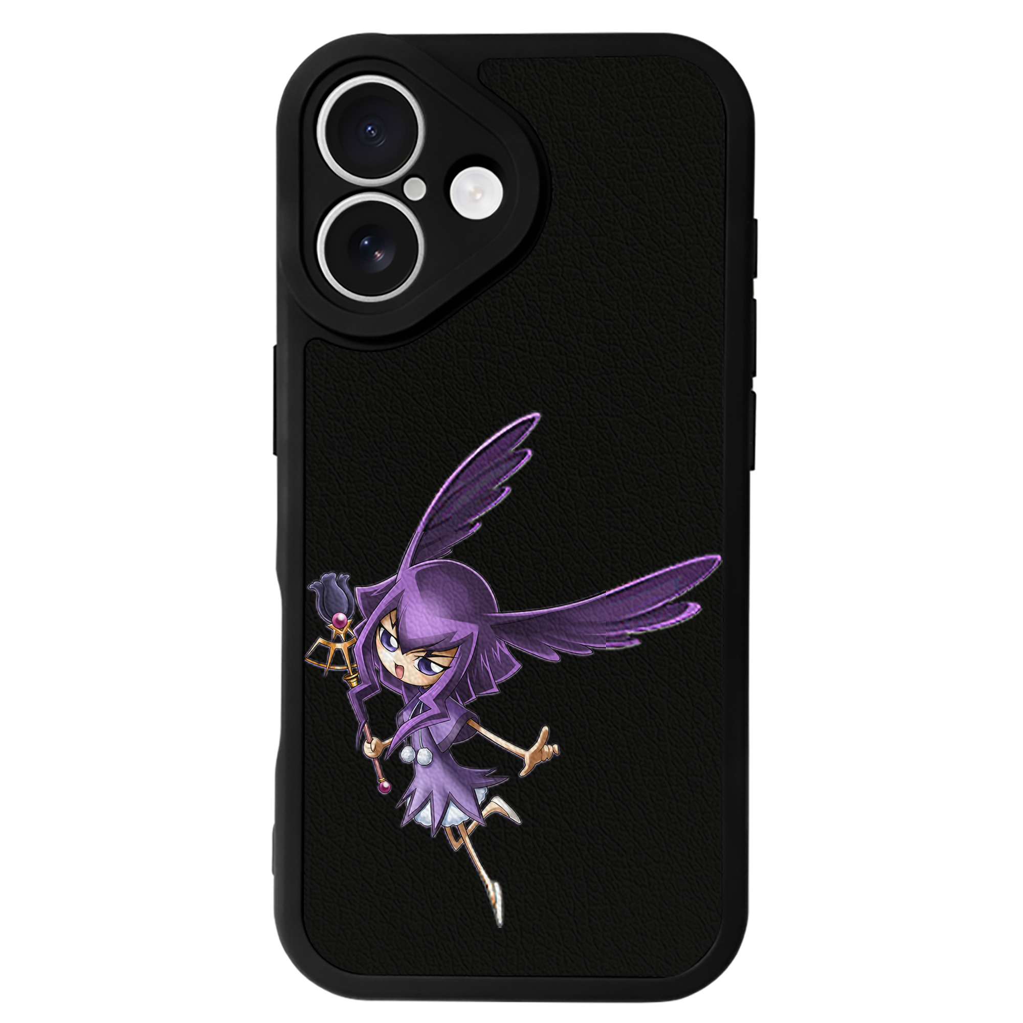 （画像用） 遊☆戯☆王 Yu-Gi-Oh! 【iPhone 16シリーズ対応】シリコンスマホケース（レザー調） 材質：シリコン
